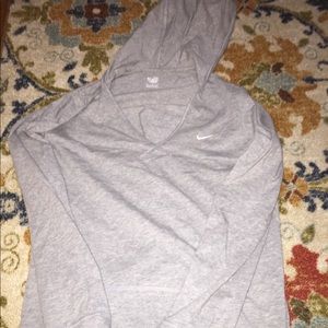Gray Nike pullover